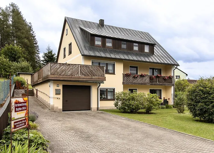 Buchen Blick - Ruhige Moderne 82qm. Fichtelberg